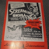 screaming skull - terror from the year 5000 pressbook